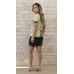 034398  Blusa Manga Curta Ramany Estampada